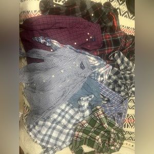 Boys button down collared shirts polo Ralph Lauren Gap